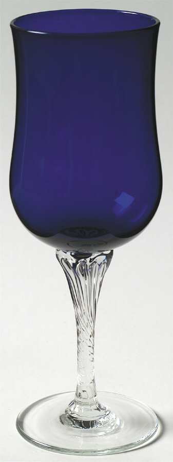 Saturn Blue Wine Glass by Colony-1