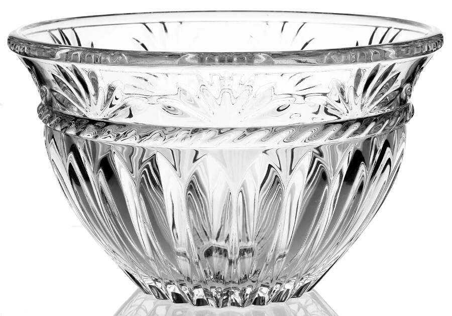 Corinth Clear 9" Round Bowl by Cristal D'Arques - Durand-1