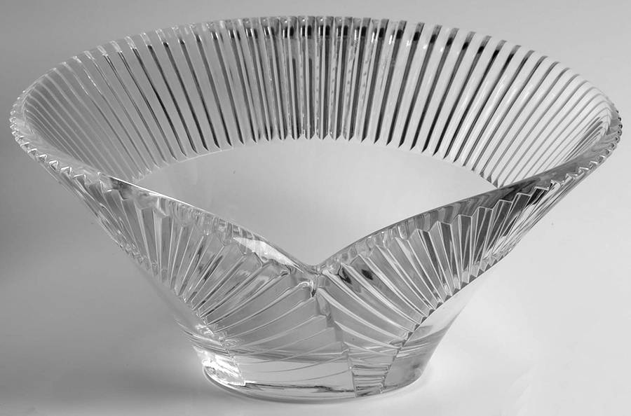 Haute Couture 10" Round Bowl by Cristal D'Arques - Durand-1