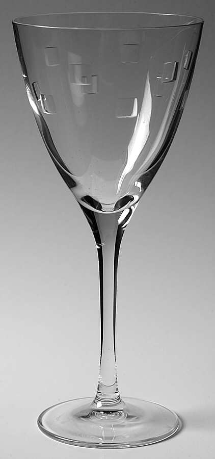 Cubic Water Goblet by Cristal D'Arques - Durand-1