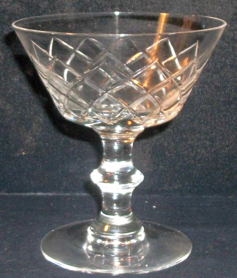 Block Diamond Champagne/Tall Sherbet by Clapperton's-1
