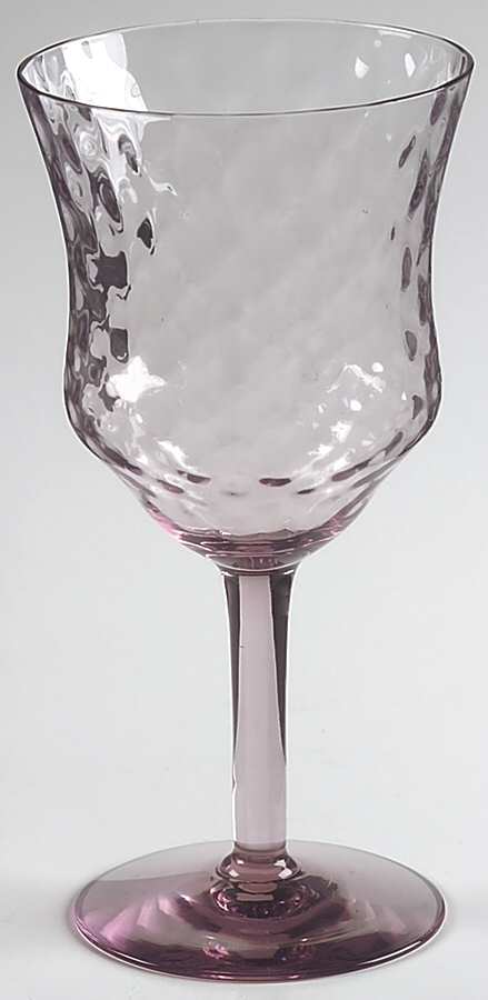FRY86-Lavender-Diamond Optic Water Goblet by Fry-1