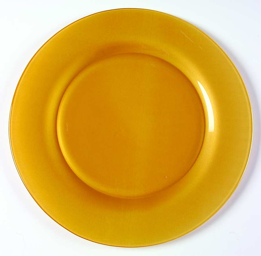 Color Moods Gold Service Plate by Cristal D'Arques - Durand-1