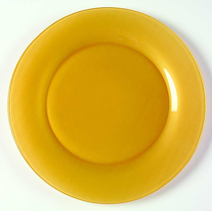 Color Moods Gold Dinner Plate by Cristal D'Arques - Durand-1
