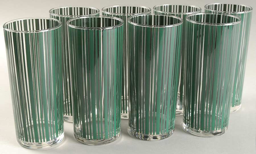 Color Moods Holly (Green) 16 Oz Flat Tumbler (Set of 8) by Cristal D'Arques - Durand-1