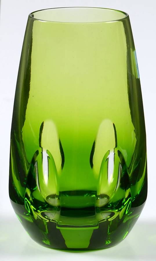 Madame Stanislas Green Highball Glass by Cristal de Sevres-1