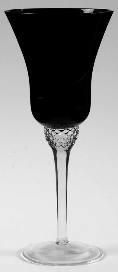 Black Diamond Wine Glass by Circleware Crystal-1