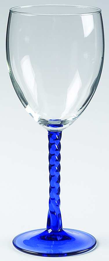 Angelique Cobalt Water Goblet by Cristal D'Arques - Durand-1