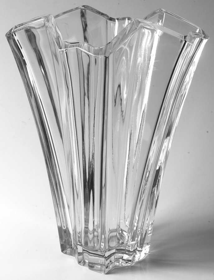 Ice Flower 10" Flower Vase by Cristal D'Arques - Durand-1