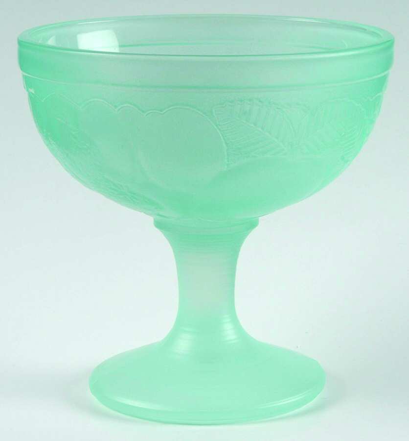 Gourmande Aqua Frost Footed Dessert by Cristal D'Arques - Durand-1