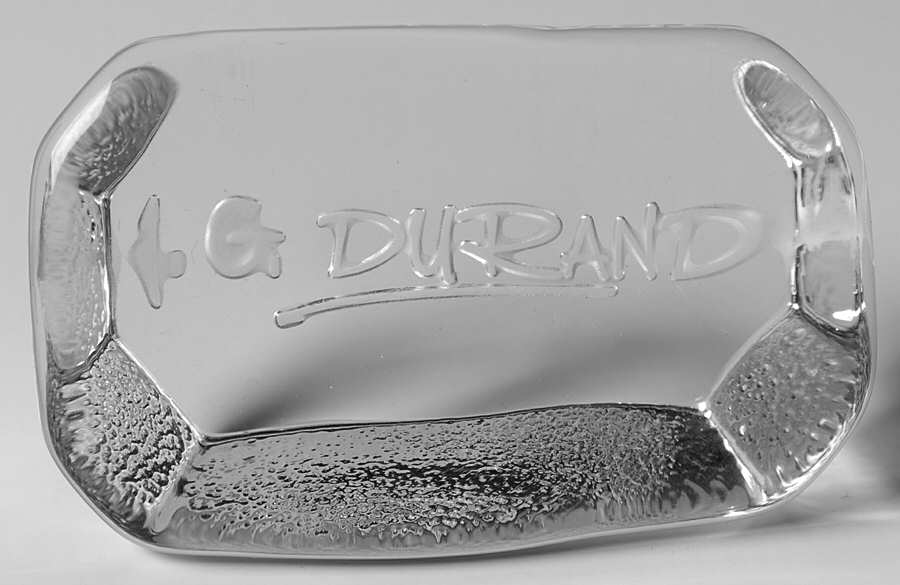Advertising Signs Paperweight by Cristal D'Arques - Durand-1