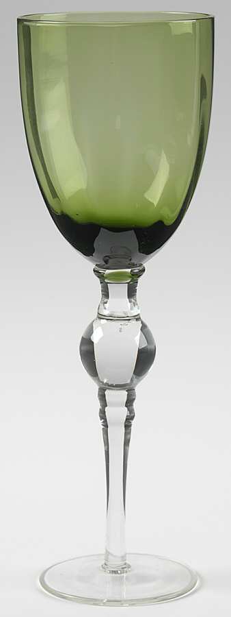 Emerald Glamour Wine Glass by Cristal D'Arques - Durand-1