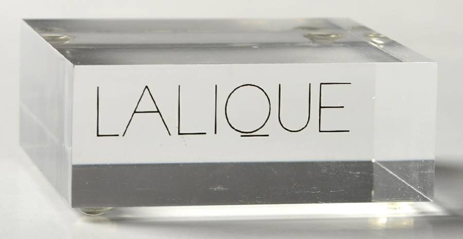 Advertising Signs Lucite Sign 5 by Lalique-1
