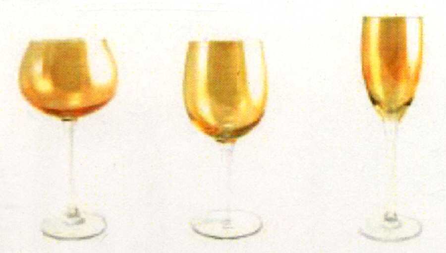 Gold Luster Water Goblet by Cristal D'Arques - Durand-1