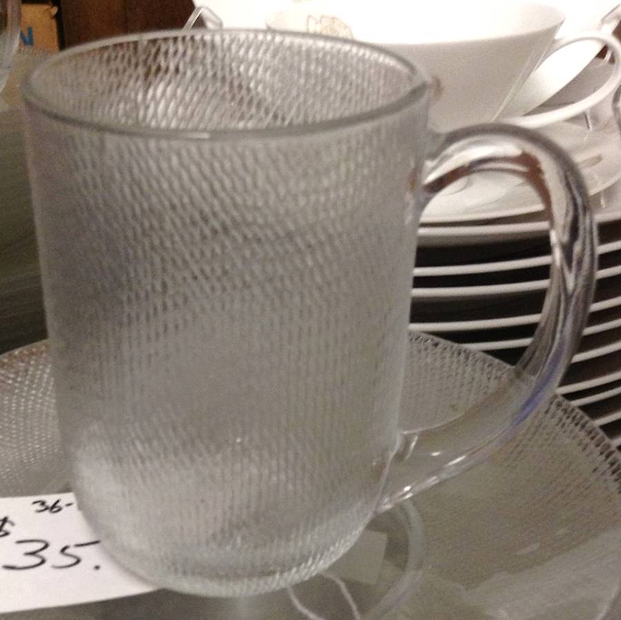 Linen Mug by Cristal D'Arques - Durand-1