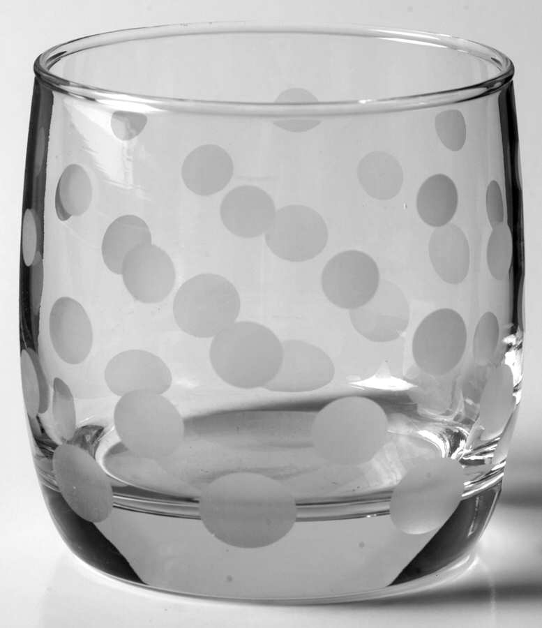 Orbits Etched Double Old Fashioned by Cristal D'Arques - Durand-1