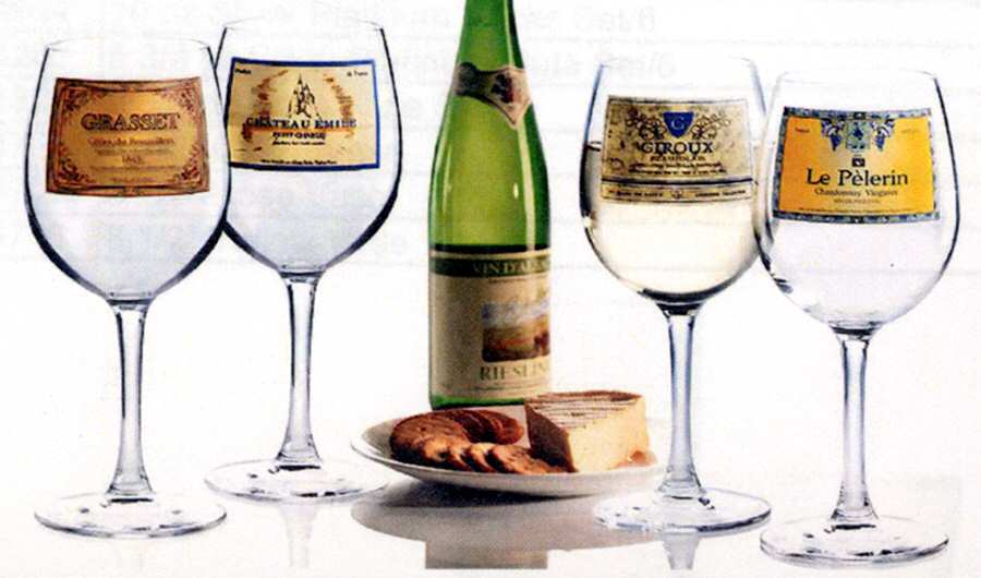 Wine & Cheese Water Goblet by Cristal D'Arques - Durand-1