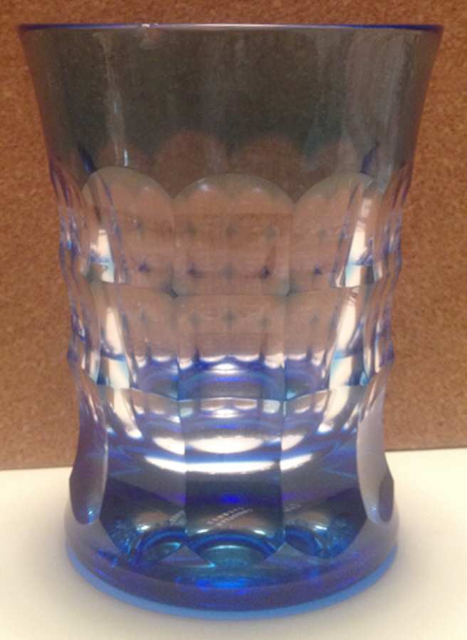 CHX1 Cobalt Blue Flat Tumbler by Christian Lacroix-1