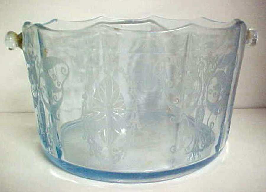 Etch 706 Blue Ice Bucket by Cambridge-1
