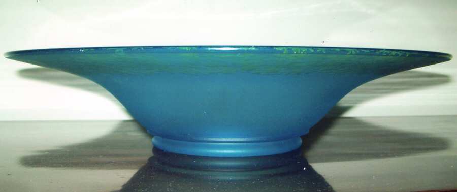 Etch 719 Blue (Bluebell) 12" Flared Bowl by Cambridge-1