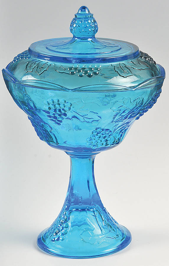 Harvest Light Blue Wedding Bowl with Lid by Colony-1