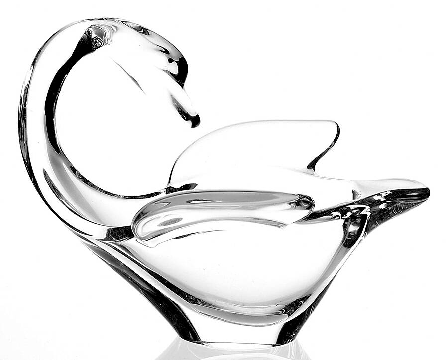 Animals & Figurines Swan by Cofrac Art Verrier-1