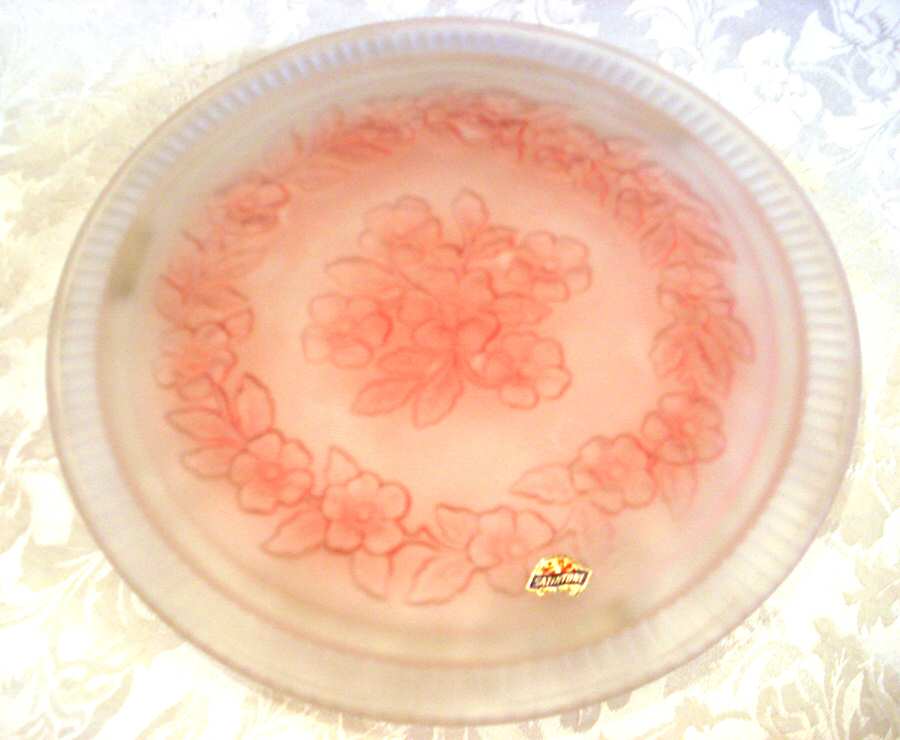 C7G1 Footed Cake Plate by Century Glass-1