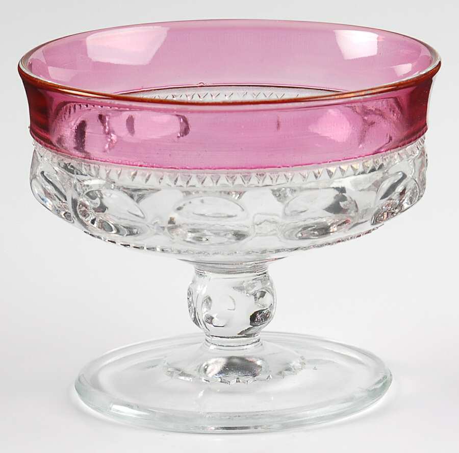 Cranberry Crown Champagne/Tall Sherbet by Colony-1