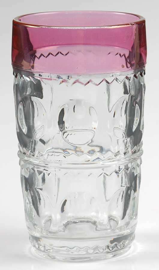 Cranberry Crown Highball Glass by Colony-1