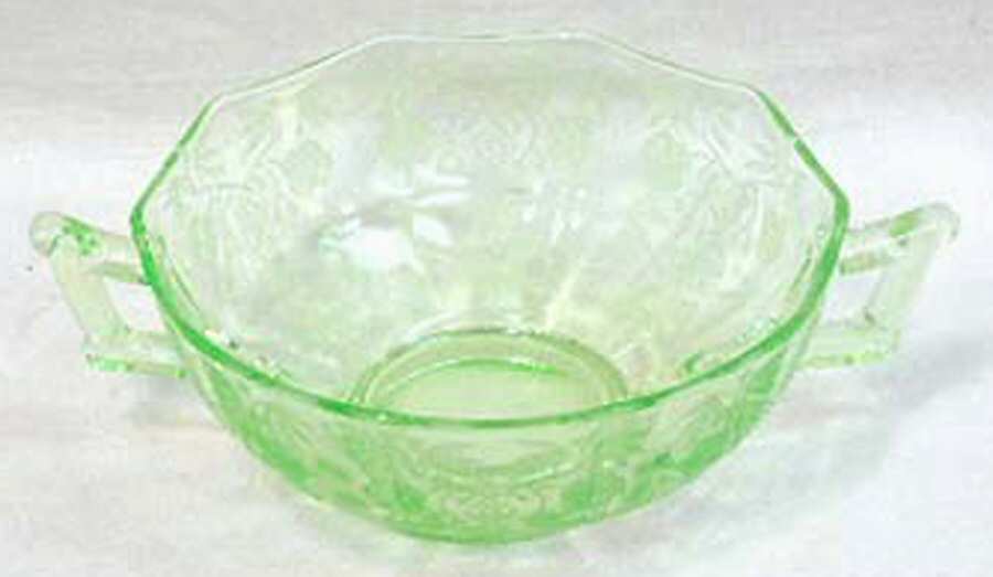 Rosalie Green (Light Emerald) Cream Soup Bowl Only by Cambridge-1