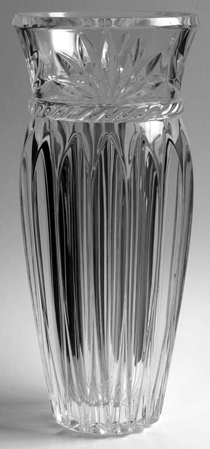 Romana 11" Flower Vase by Cristal D'Arques - Durand-1