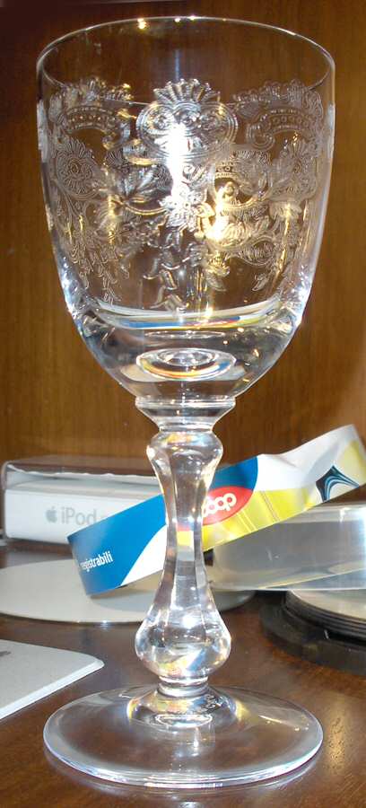 Jean Lamour Water Goblet by Cristal de Sevres-1