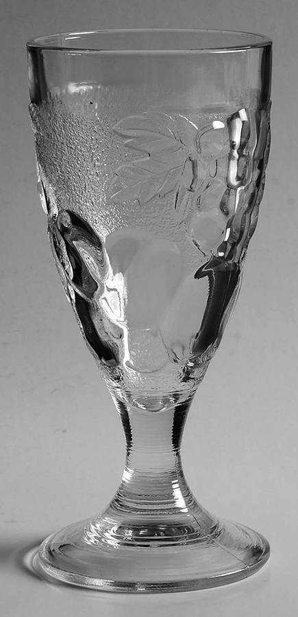 Gourmande Clear Water Goblet by Cristal D'Arques - Durand-1