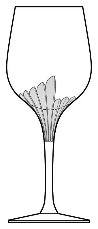 Cervione Water Goblet by Cristal D'Arques - Durand-1