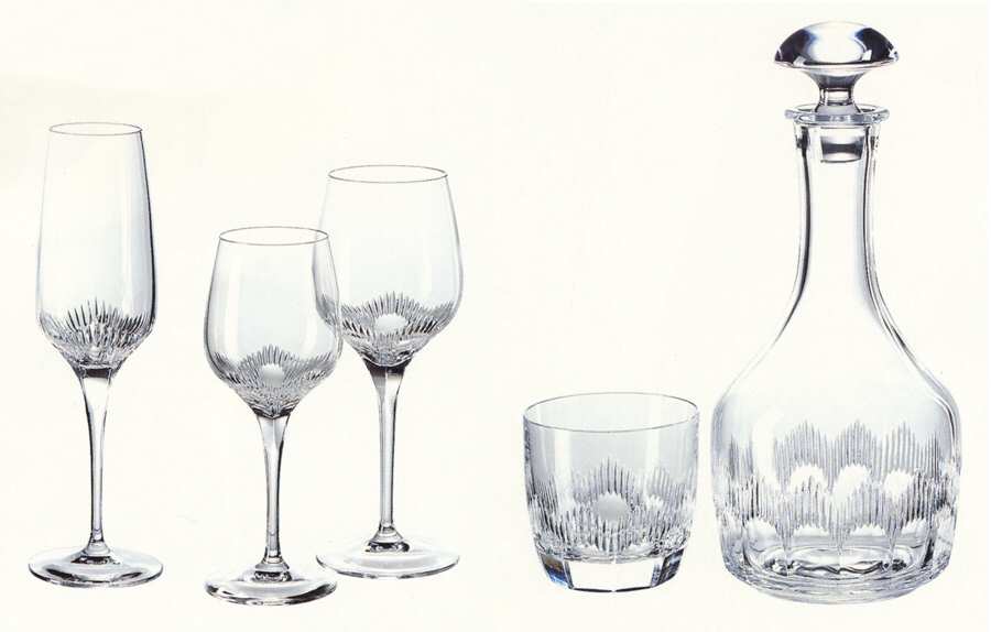 Bavella Water Goblet by Cristal D'Arques - Durand-1