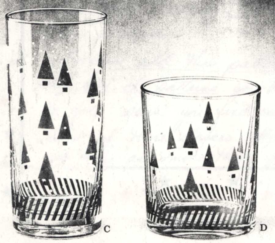 Winter Wonderland Highball Glass by Cristal D'Arques - Durand-1