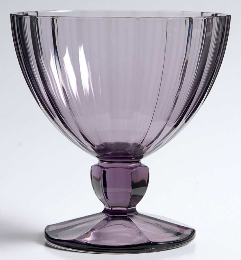 Quadro Amethyst Ice Cream Dish by Cristal D'Arques - Durand-1