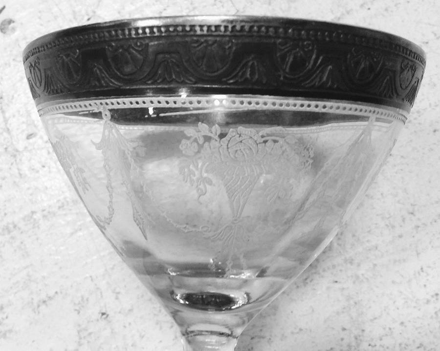 Etch 701 Clear (Sterling Encrusted) Liquor Cocktail by Cambridge-1