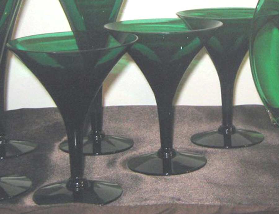 7966 Forest Green Champagne/Tall Sherbet by Cambridge-1