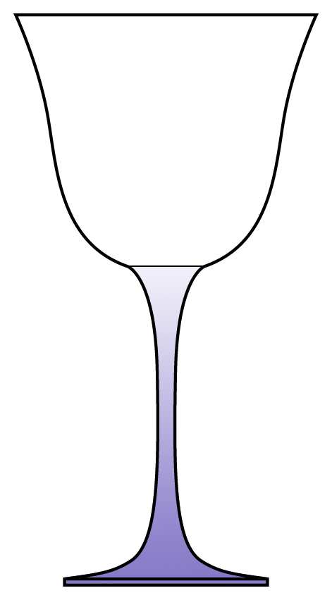 Tahiti Amethyst Water Goblet by Cristal D'Arques - Durand-1