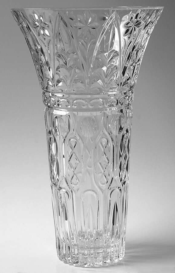 CRA73 13" Flower Vase by Cristal D'Arques - Durand-1