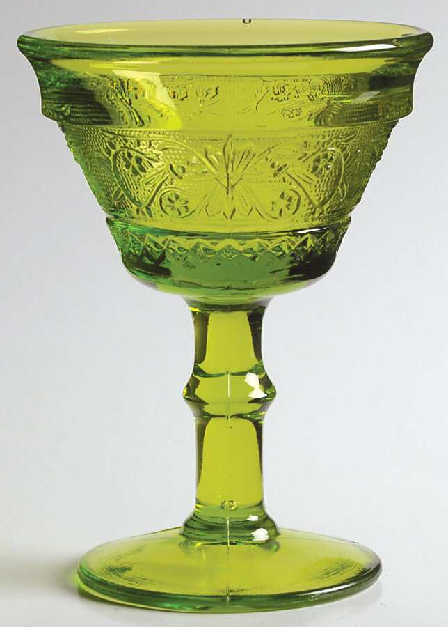Sandwich Green (Lime Avocado) Champagne/Tall Sherbet by Colony-1