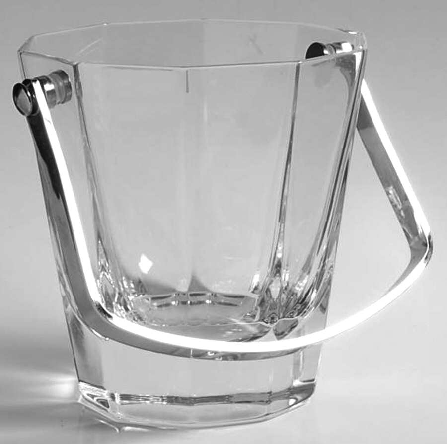 Lauzun Ice Bucket with Detachable Handle by Cristal de Sevres-1