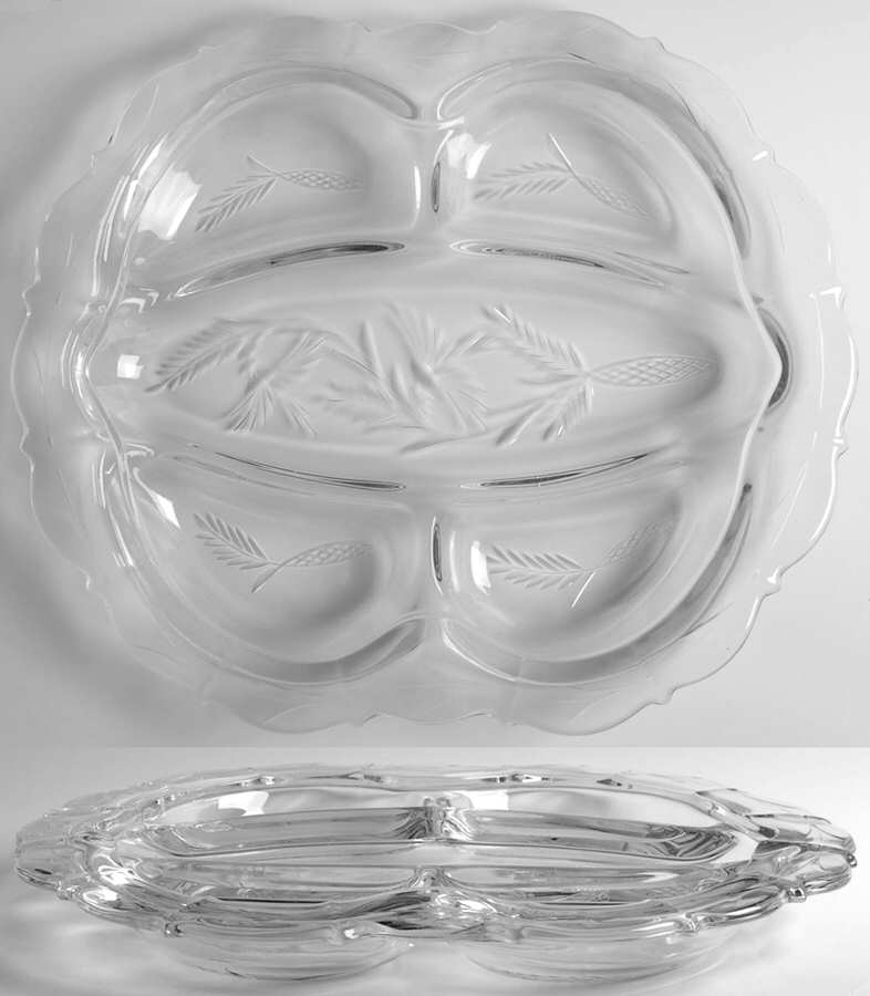 Cut 1064 #3900 120 12" Oblong 5 Part Relish by Cambridge-1