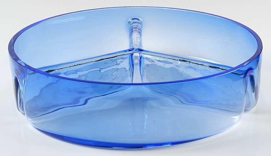 CRZ4 11" 3 Part Round Relish by Circleware Crystal-1