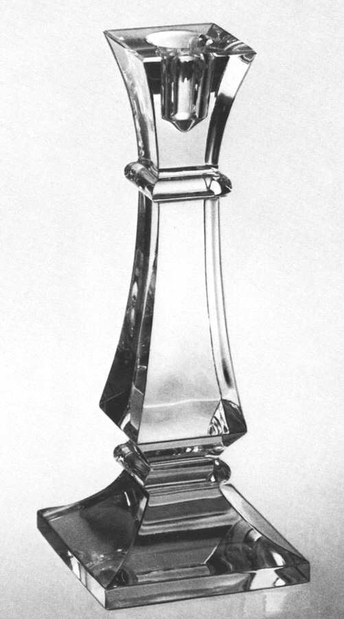 Canton 8" Single Light Candlestick by Cristal de Sevres-1