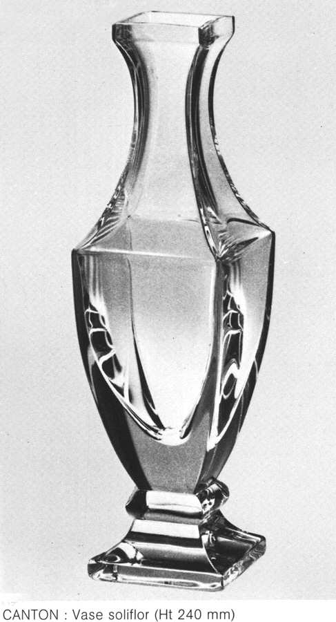 Canton 9" Bud Vase by Cristal de Sevres-1