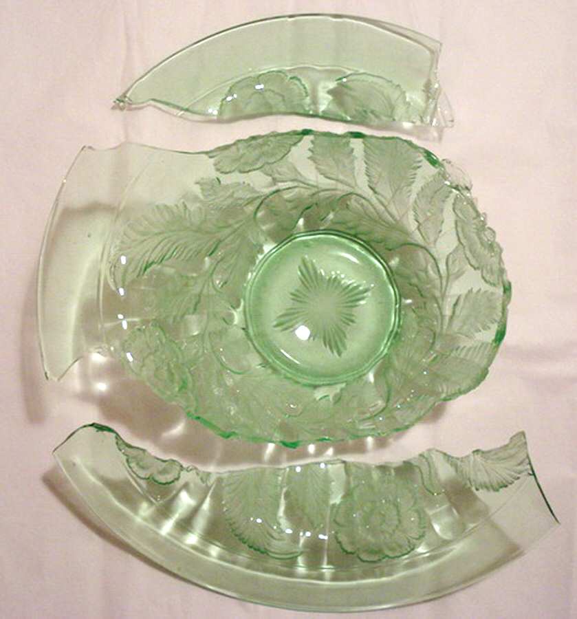 745 Green (Emerald Green) 12" Flared Bowl by Cambridge-1