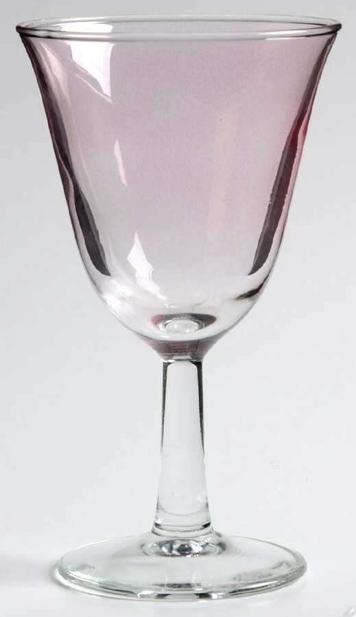 Tulipe Lustre Pink Wine by Cristal D'Arques - Durand-1