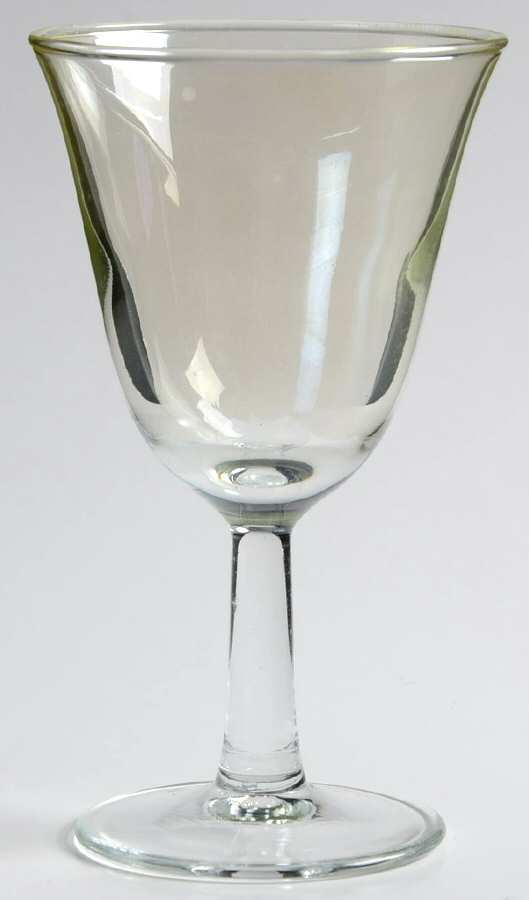 Tulipe Lustre Yellow Wine by Cristal D'Arques - Durand-1